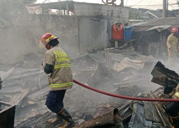 Kebocoran Tabung Gas Pemicu Kebakaran Lahan Rongsok di Ciomas, Pemilik Alami Luka Bakar