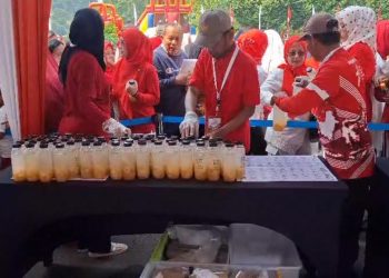 Kuliner Es Pala Khas Bogor Laris Manis di Jamuan Rakyat Istana Kepresidenan
