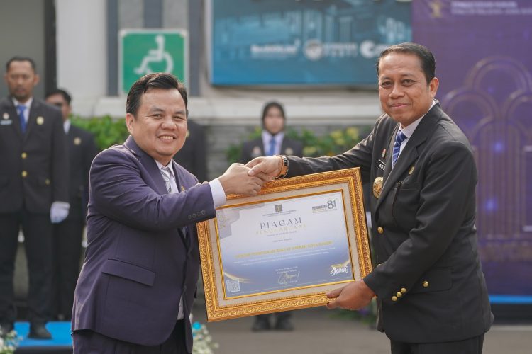 DPRD Kota Bogor Raih Penghargaan Kementerian Hukum RI atas Pengharmonisasian Raperda