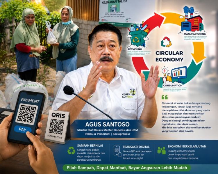 Ketika Sirkular Ekonomi, QRIS dan Dana Murah Bertemu Dalam Satu Skema