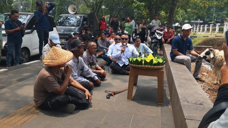 Gelar Potong Kambing di BPN Kabupaten Bogor, HPPMI Suarakan Kepastian Hukum Agraria Bagi Petani