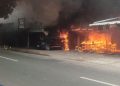 Kebakaran di Jalan Paledang, Rumah Makan Warmindo hingga Mobil Ludes Terbakar