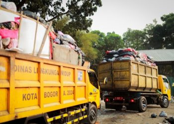 Pelayanan Persampahan di TPAS Galuga Berjalan Normal, 128 Truk Masuk Bergiliran