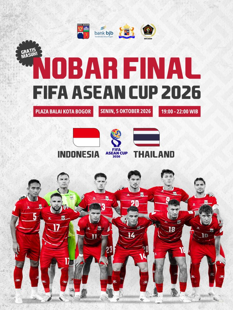 Pemkot Bogor Buka Opsi Nobar Final FIFA ASEAN Cup 2026 di Balai Kota